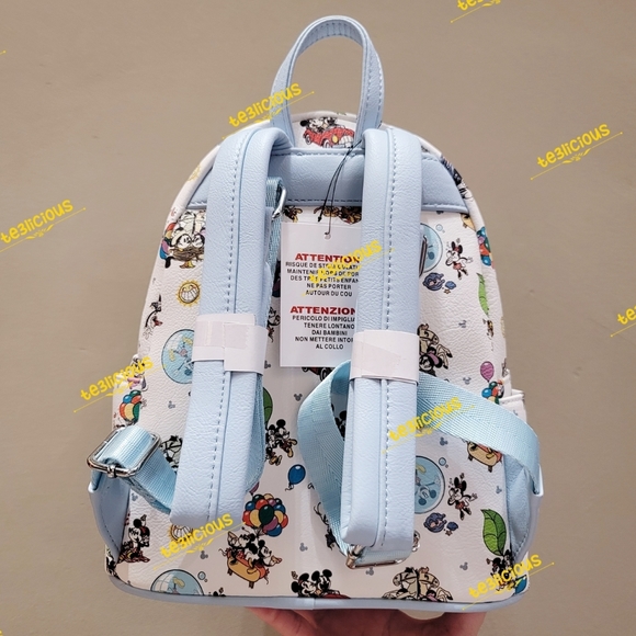 DISNEY LOUNGEFLY MICKEY MINNIE RUNAWAY RAILWAY BP - Picture 7 of 9